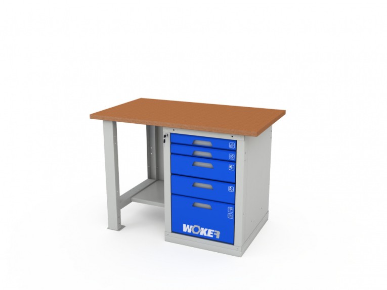 Верстак однотумбовый WOKER PRO 1005.1200 купить в Великом Новгороде