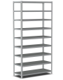Стеллаж металлический Титан МС-500 1200х1200х500 9 полок Стеллаж металлический Титан МС-500 1200х1200х500 9 полок