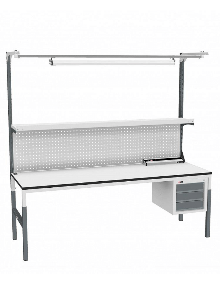 Стол монтажный ДиКом СР-М-200/90-05 ESD Пластик купить в Великом Новгороде Стол монтажный ДиКом СР-М-200/90-05 ESD Пластик купить в Великом Новгороде