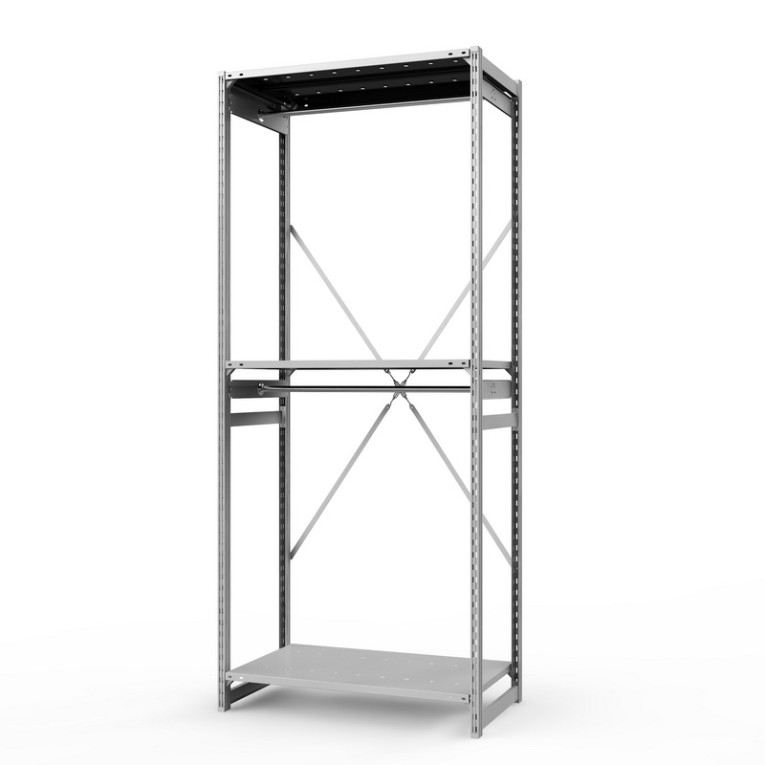 Стеллаж металлический ТСУ Универсал, 2500х1060х600 мм.Штанги: 2шт. Полки: металл перф. 3 шт. купить в Великом Новгороде Стеллаж металлический ТСУ Универсал, 2500х1060х600 мм.Штанги: 2шт. Полки: металл перф. 3 шт. купить в Великом Новгороде