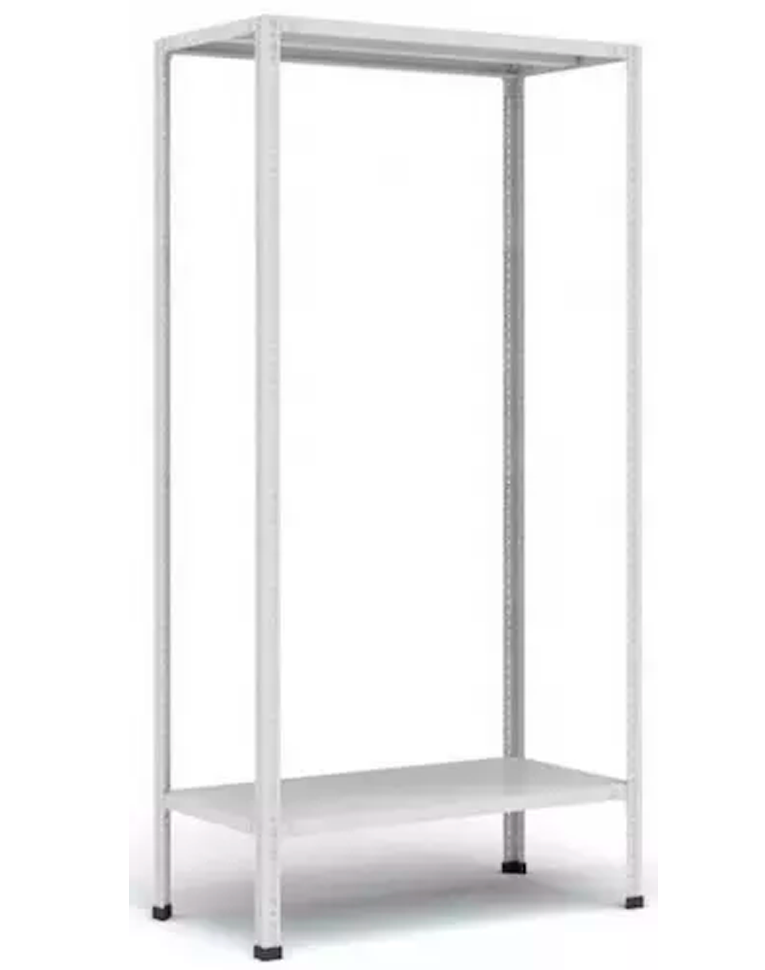 Стеллаж металлический Титан МС-500 1000х1000х300 2 полки купить в Великом Новгороде Стеллаж металлический Титан МС-500 1000х1000х300 2 полки купить в Великом Новгороде